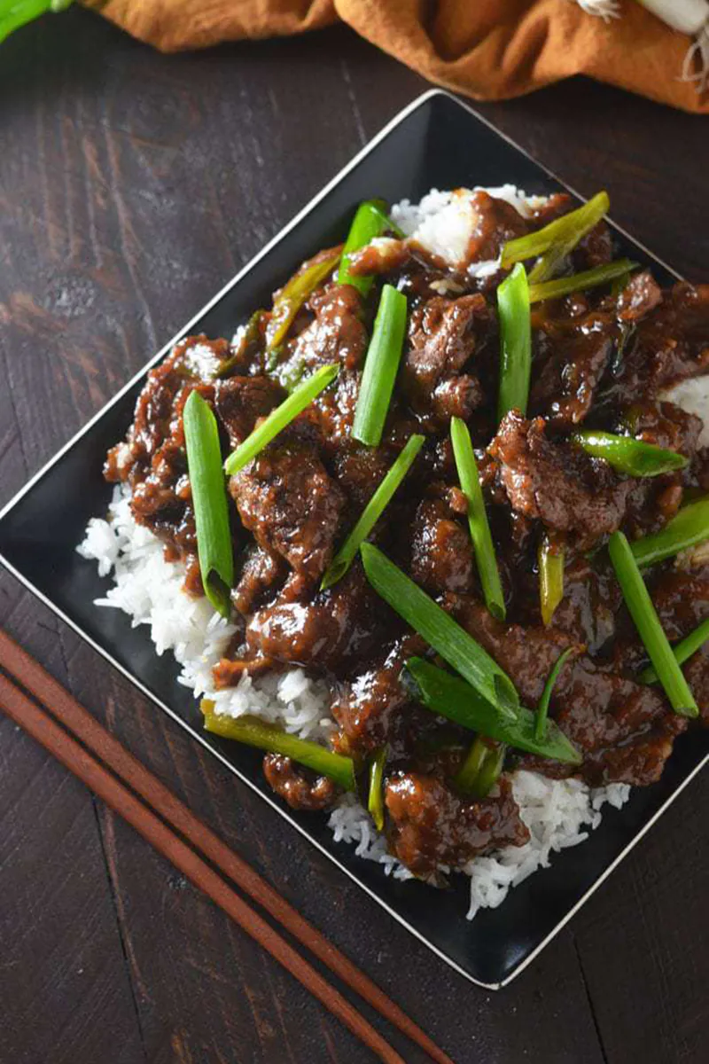 Mongolian Beef at Kwan Mein，a Chinese Restaurant in Chandler